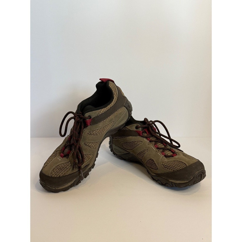 Merrell Siren Edge Womens Hiking Shoes Olive Green Brown Burgundy J78638 Size 9‎
